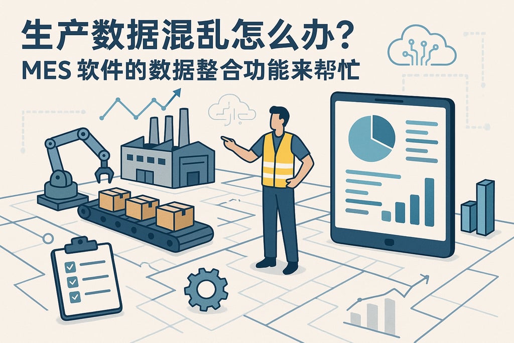 生产数据混乱怎么办？MES 软件的数据整合功能来帮忙